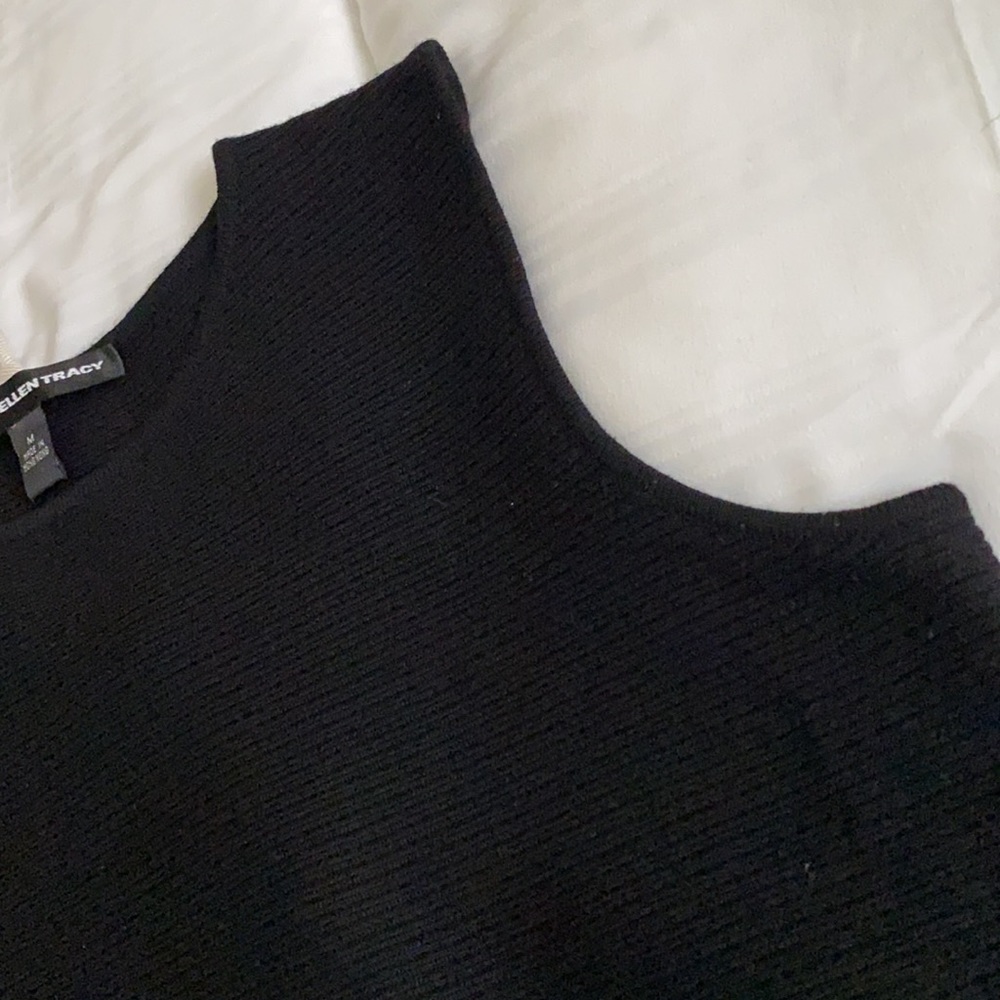 Pullover, Ribbed 100 Percent Wool Shell - image 4